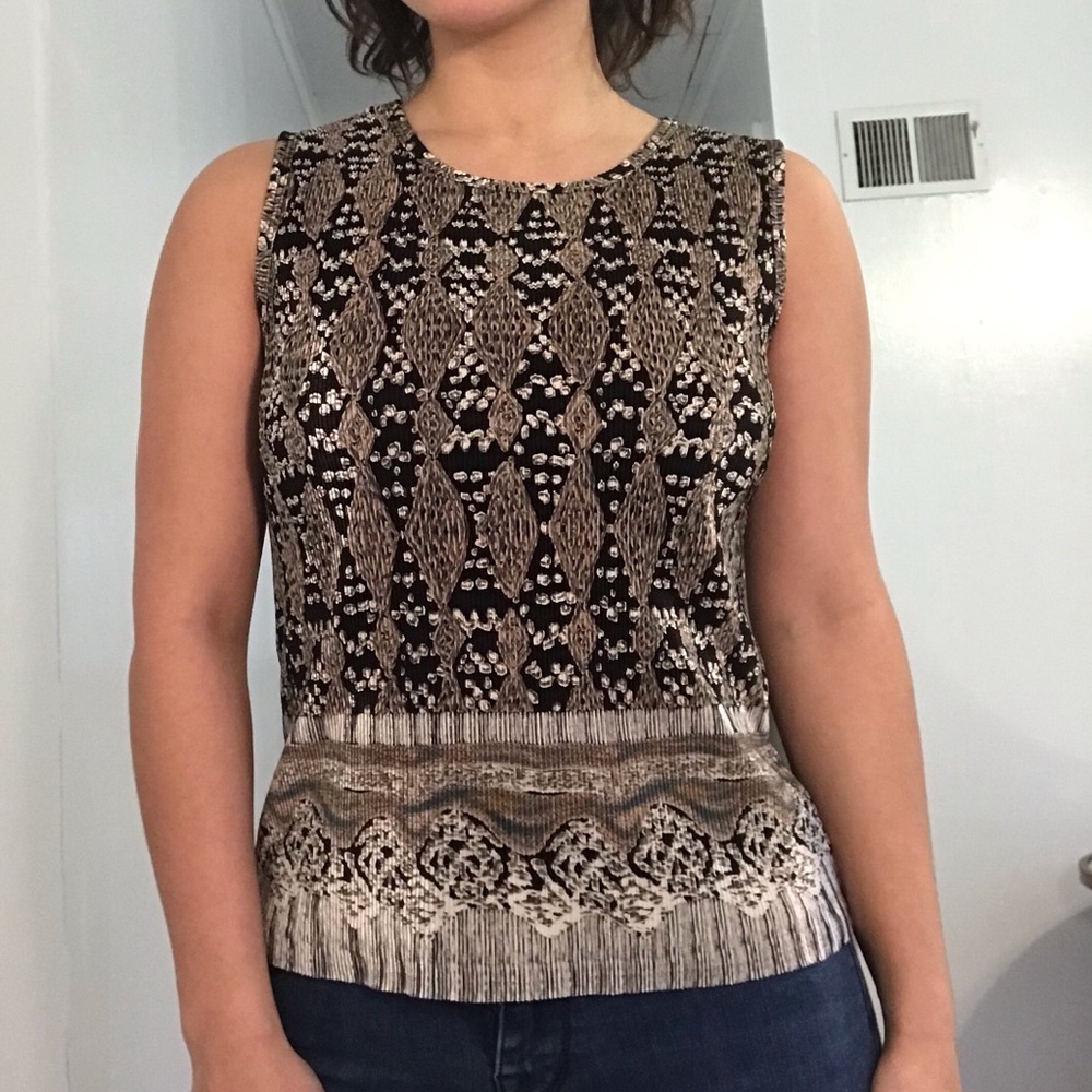 Vintage patterned crop - Picture 3 of 3